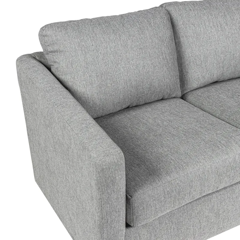 Elio 3 Seater Sofa-Light Gray