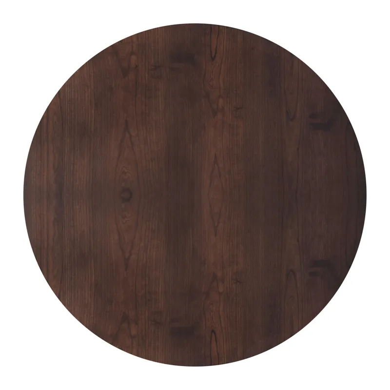 Tioga 47" Round Table-Brown Cherry