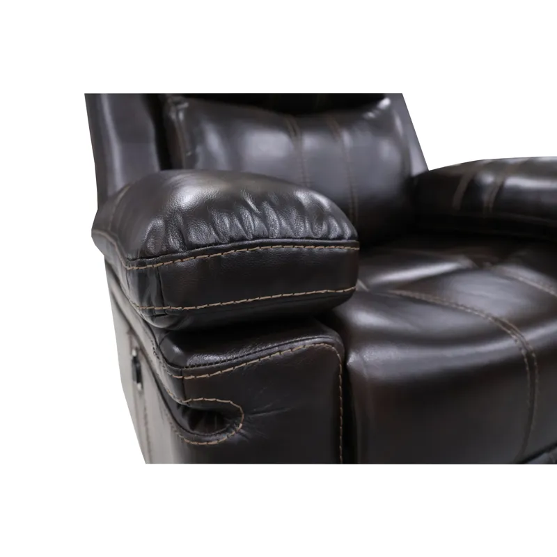 Kellen Glider Recliner W/Power Footrest-Brown