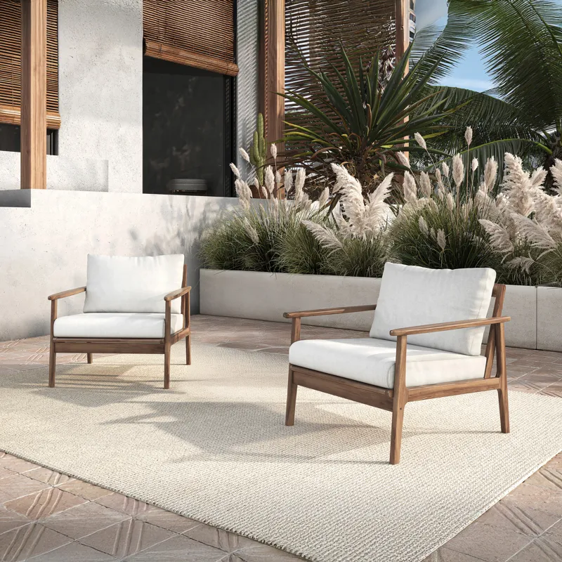 Ashton Patio Club Chair(2 Per Carton-Natural