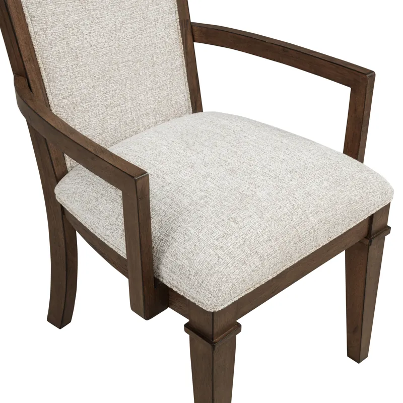 Mariana Upholstered Arm Chair(2 Per Carton-Vintage Mocha