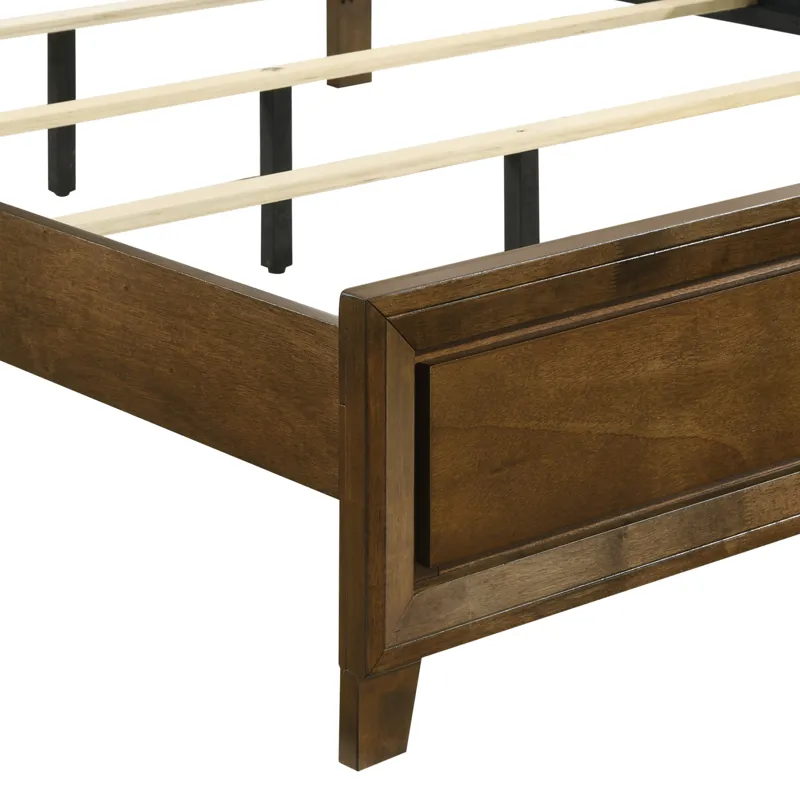 Ballard Headboard, Footboard & Slat Kit-Walnut - Queen