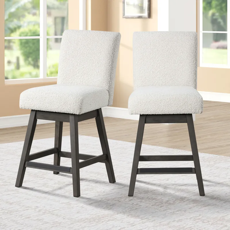 High Line Swivel Counter Chair(2 Per Carton-White