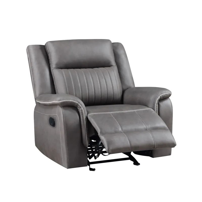 Enzo Glider Recliner Gray