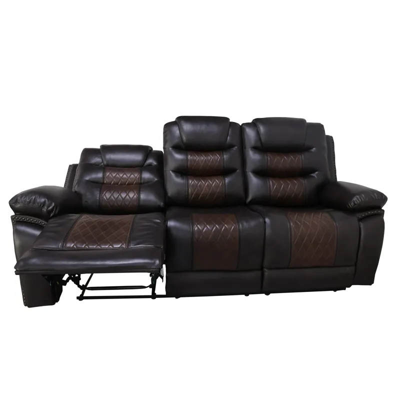 Nikko Sofa W/Power Footrest-Brown