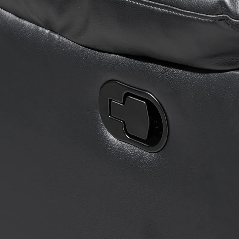 Nikko Glider Recliner-Black/Gray
