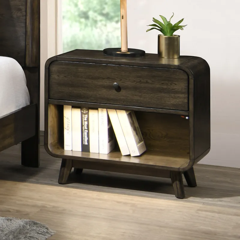 Rex Nightstand Walnut