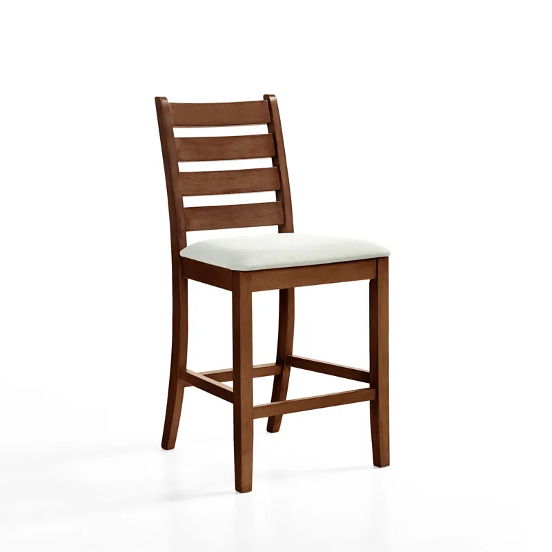 Pascal Ladderback Counter Chair(2 Per Carton-Walnut