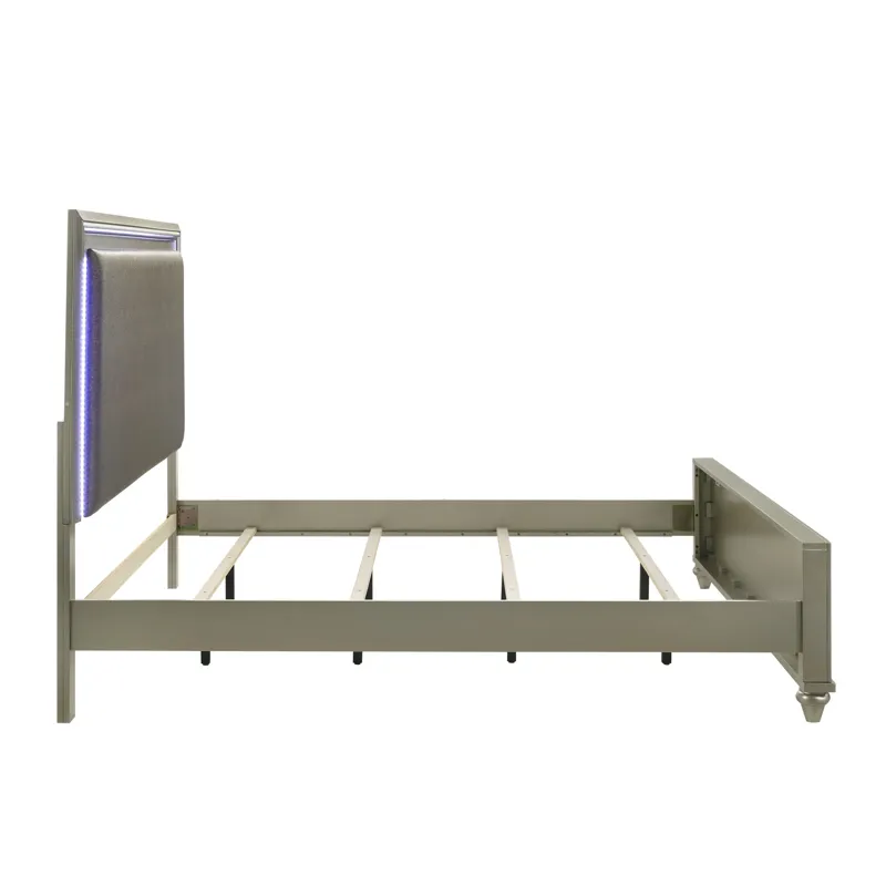 Lumina Side Rails Silver - Queen/King