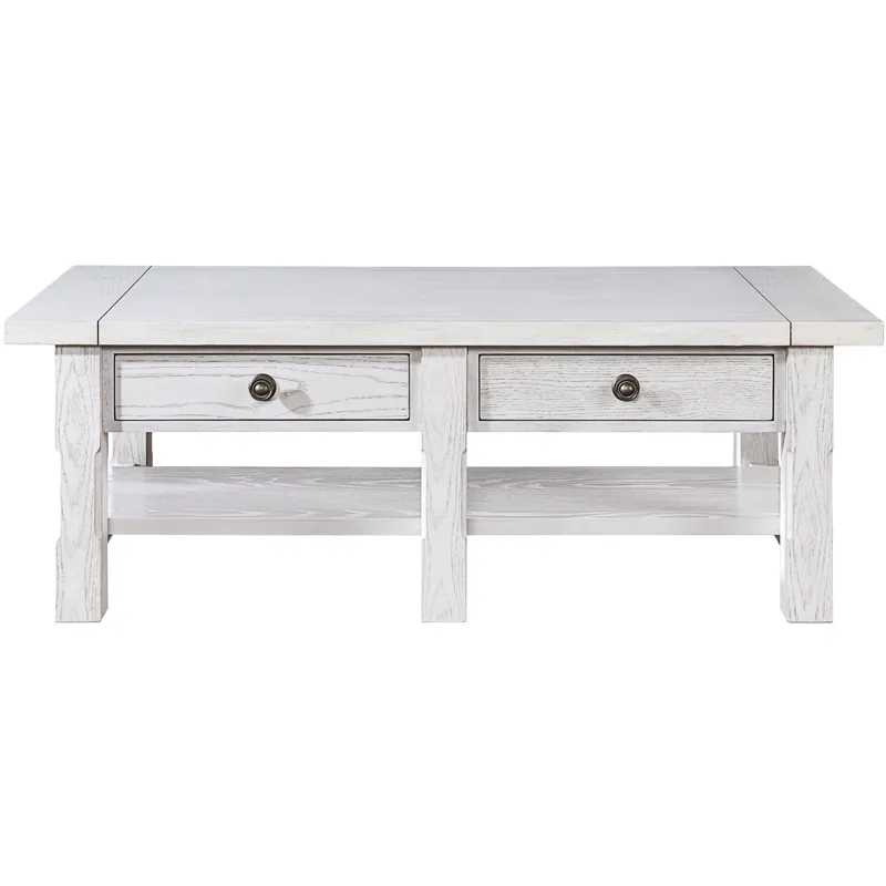 Dorsey 2 Drawer Coffee Table-White