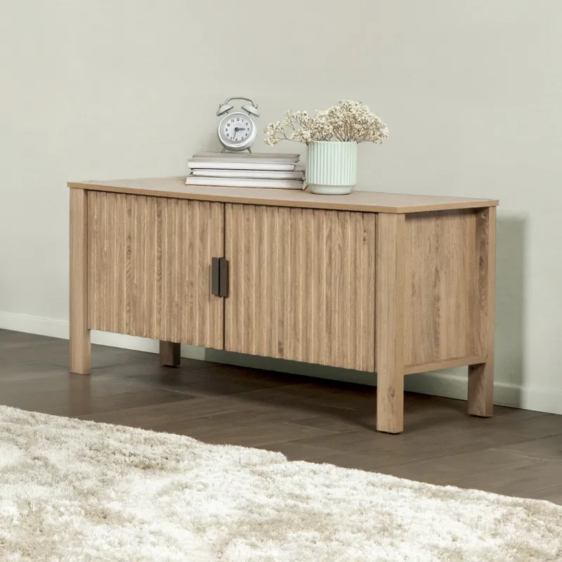 Thayer 47" Two Door TV Console Natural