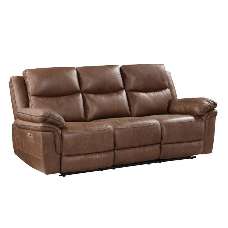 Ryland Sofa W/Power Footrest Brown