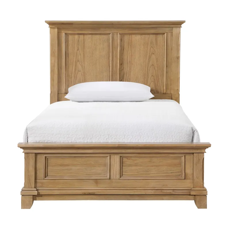 Sunstone Panel Footboard & Slats-Honey - Full