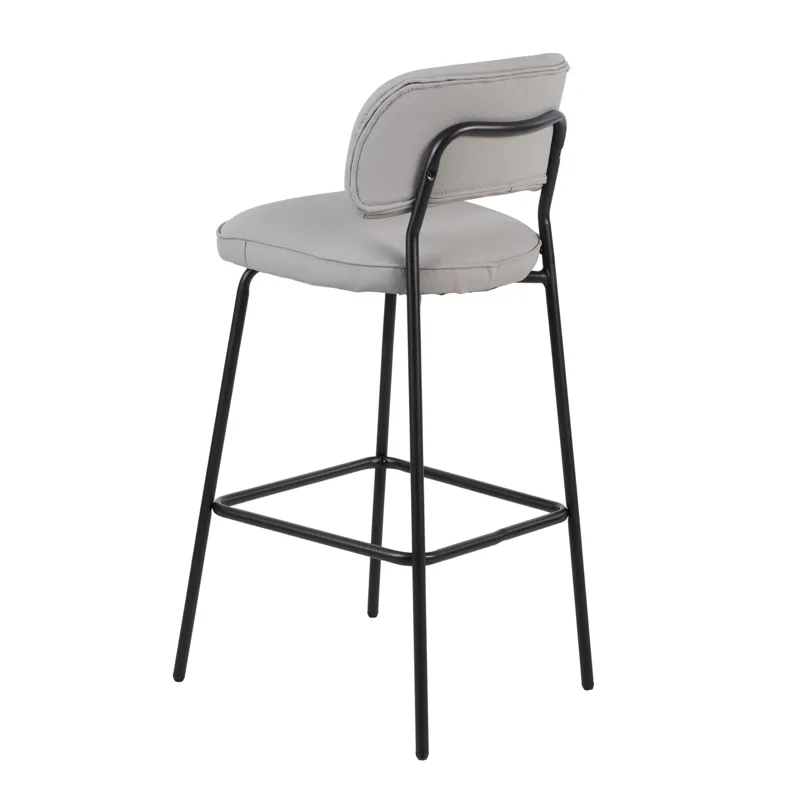 Blythe Ivory Vegan Leather Bar Chair(2 Per Carton)