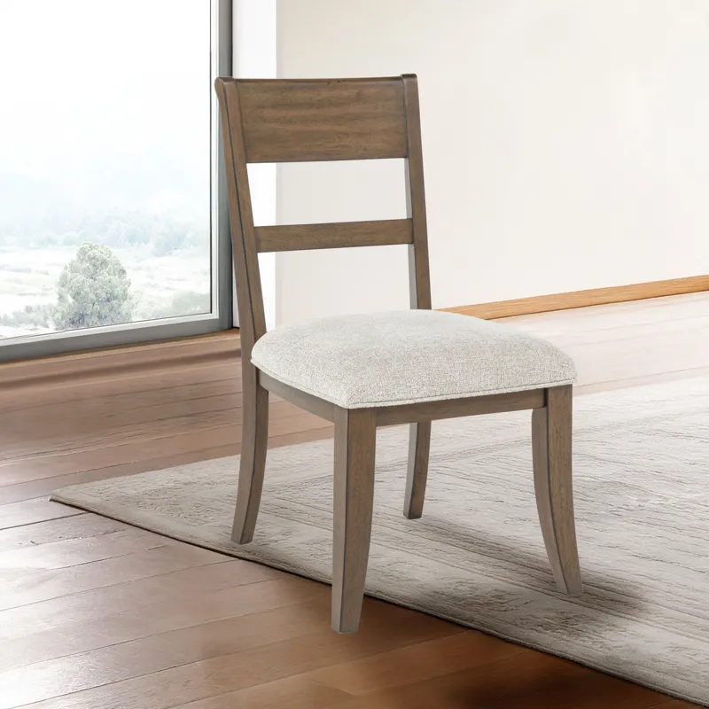 Mariana Wood Back Side Chair(2 Per Carton-Vintage Mocha
