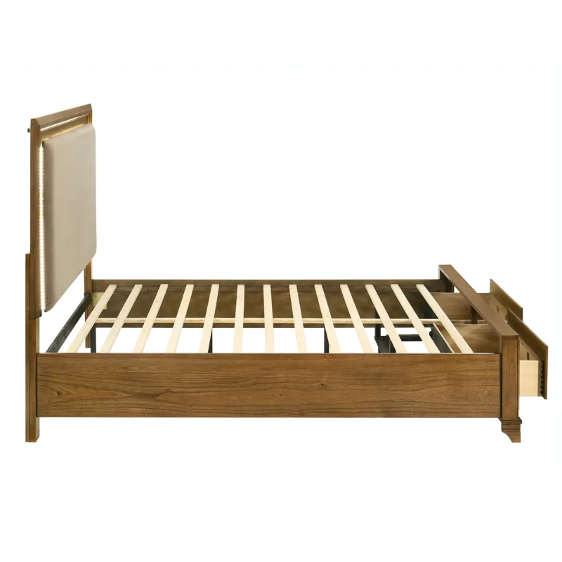 Talcott Lighted Headboard Honey - King/California King