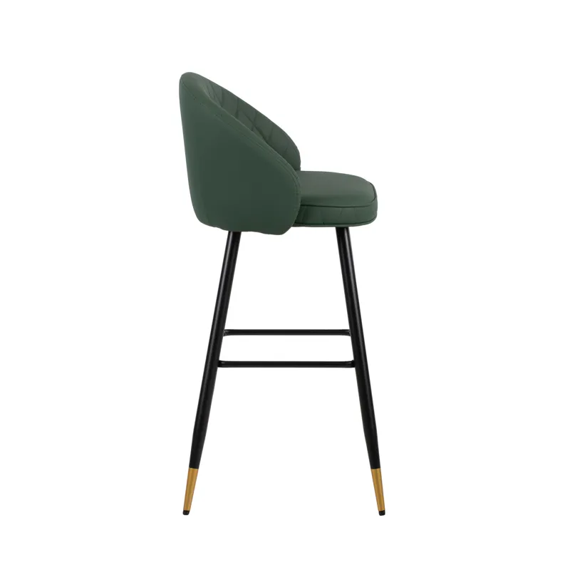 Oliver Green Vegan Leather Bar Chair(2 Per Carton)