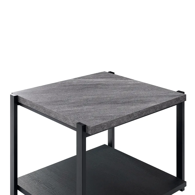 Linea 3 PC Occasional Set 1 Coffee & 2 End Tables-Dk Gray F