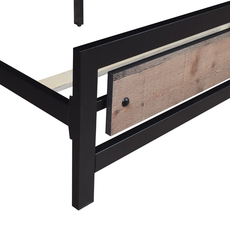 Elk River Headboard, Footboard, & Slats-Rustic - California King