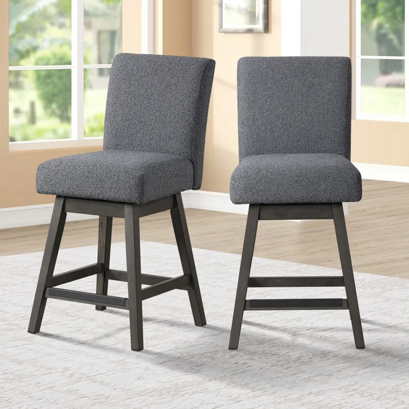 High Line Swivel Counter Chair(2 Per Carton-Gray