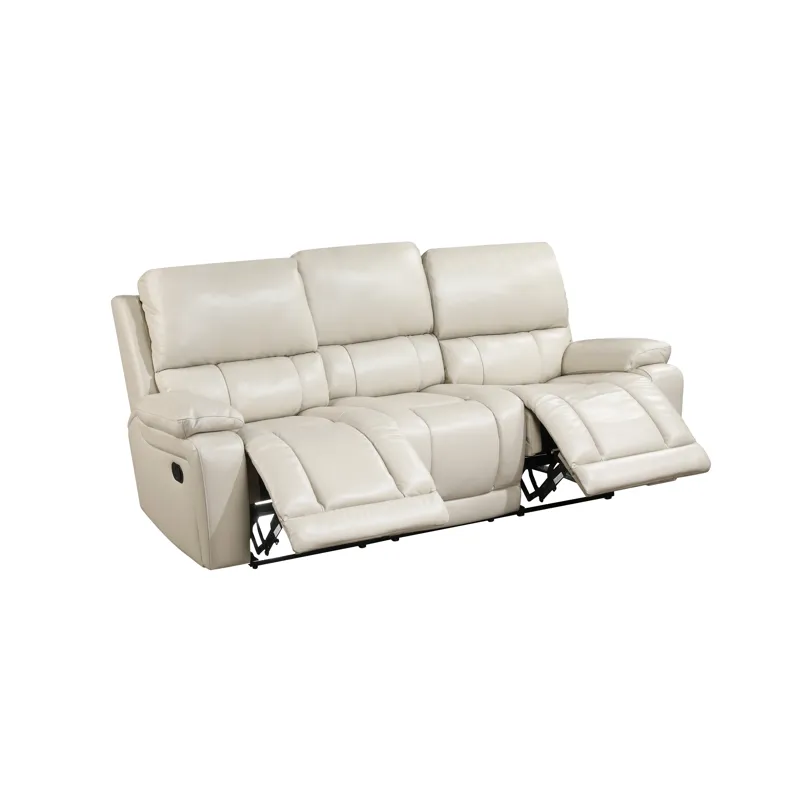 Cicero Reclining Sofa-Cream