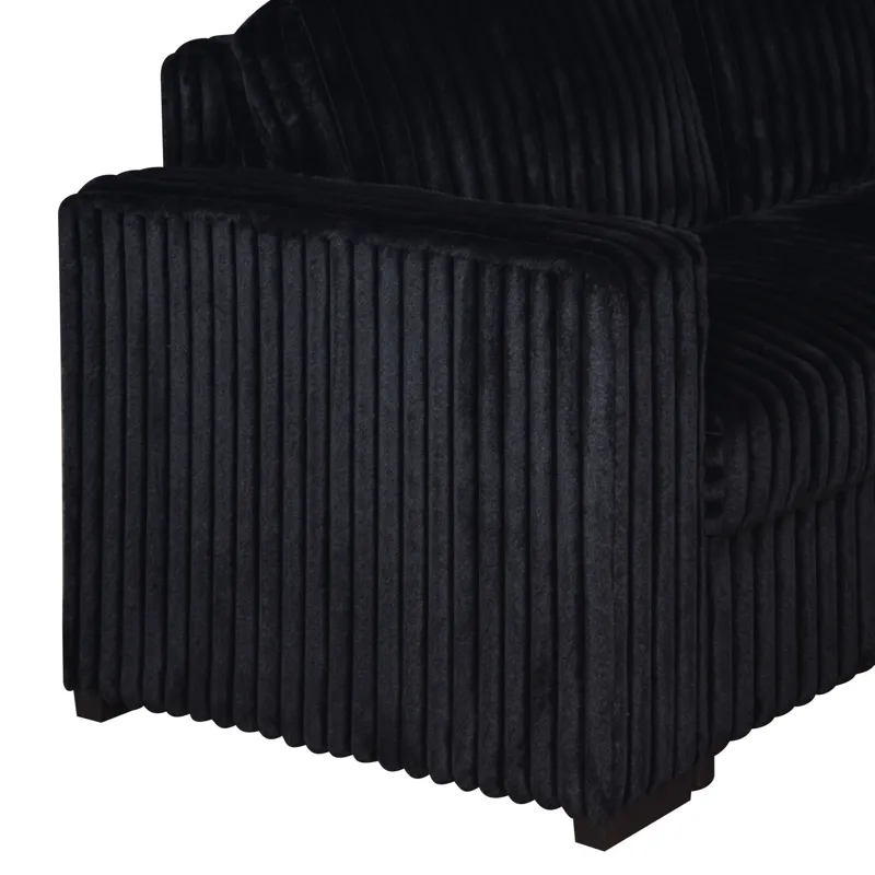 Bliss LAF Loveseat With Corner-Midnight