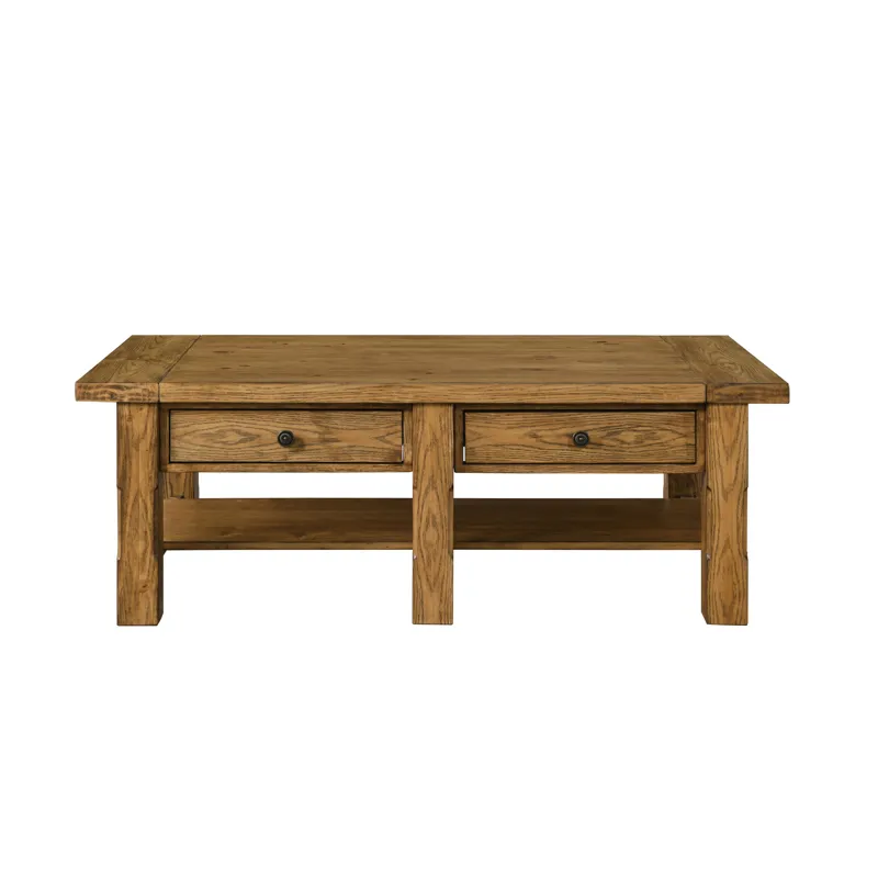 Duncan 2 Drawer Coffee Table-Walnut