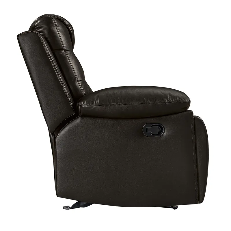 Nikko Sofa W/Dual Recliner-Brown