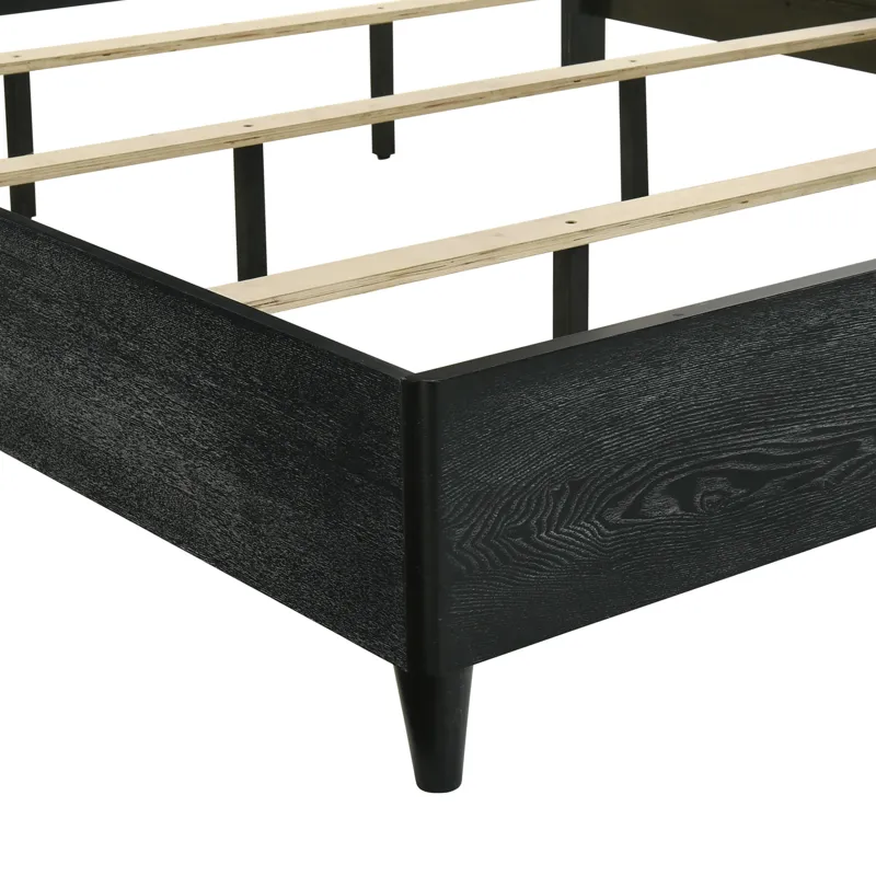 Skyline Headboard, Footboard & Slat Kit-Onyx - Queen