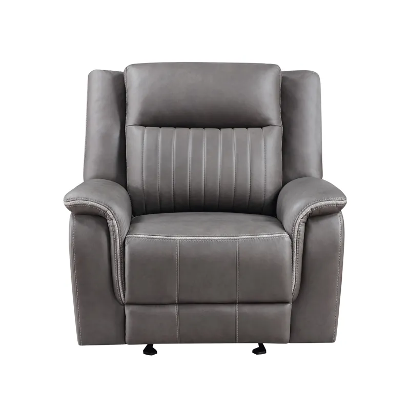Enzo Glider Recliner Gray