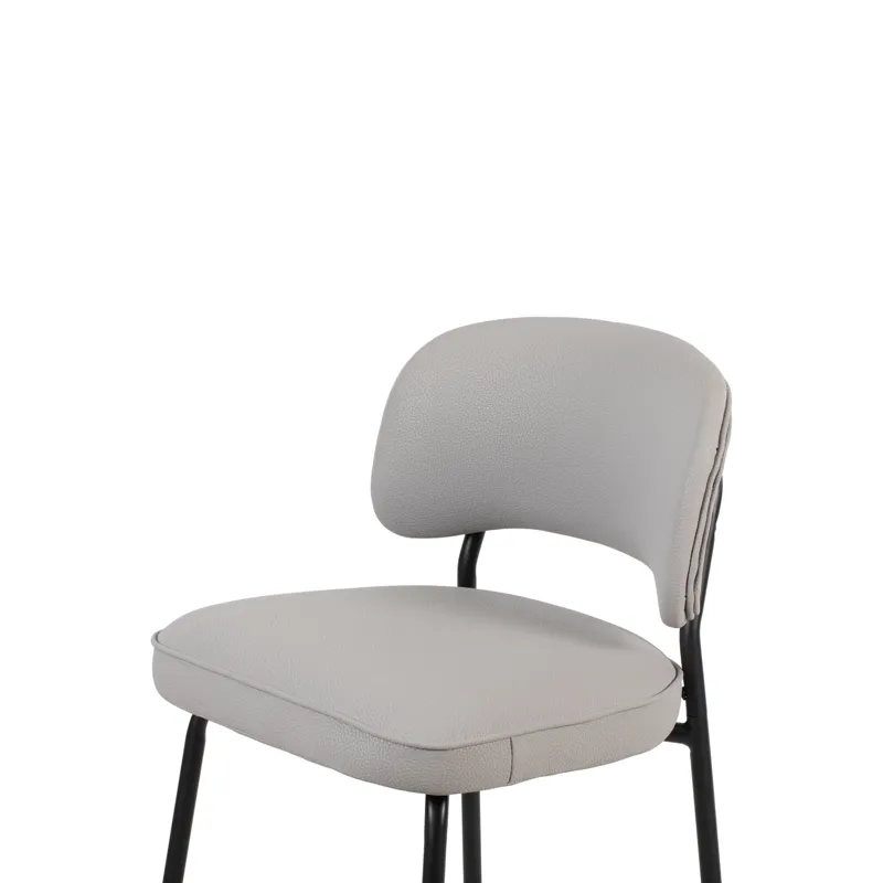 Blythe Ivory Vegan Leather Bar Chair(2 Per Carton)