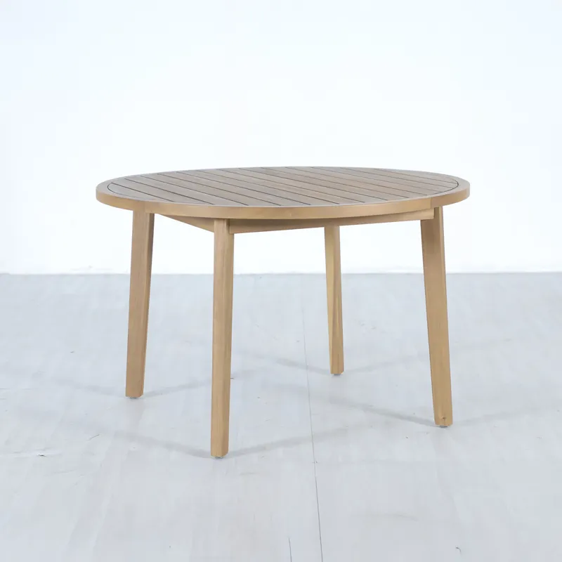 Arden Round Patio Dining Table Natural