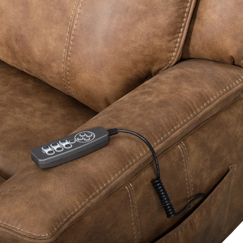 Kyra RAF Recliner W/Power Headrest,footrest,massage, Heat-Saddle