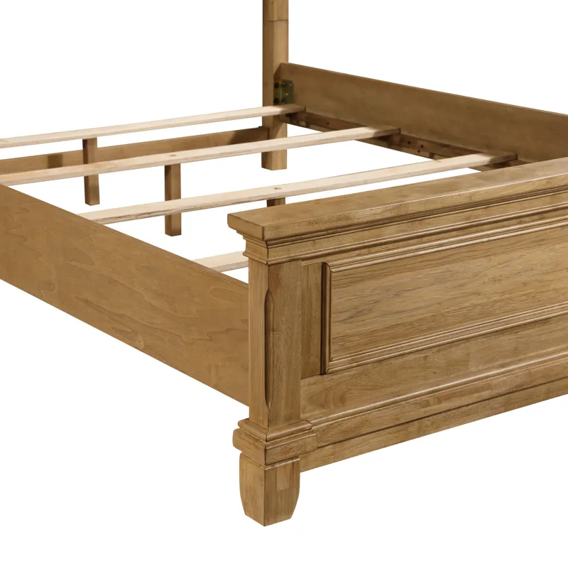 Sunstone Panel Headboard-Honey - Queen