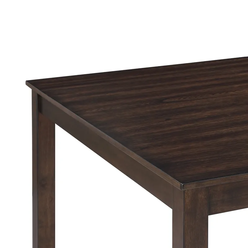 Stellan 5 PC Dining Set, Table & 4 Chairs-Black Cherry