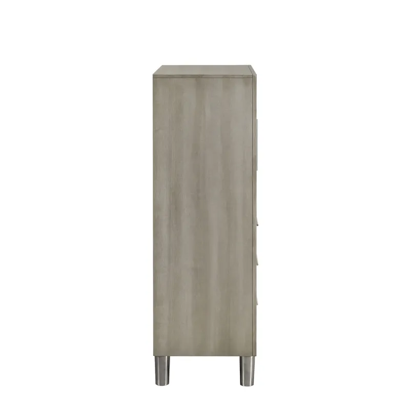 Lennox Door Chest With LED Light-Gray