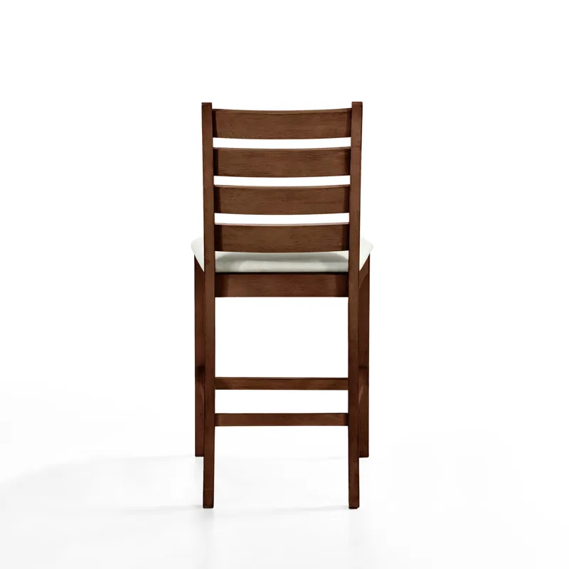 Pascal Ladderback Counter Chair(2 Per Carton-Walnut