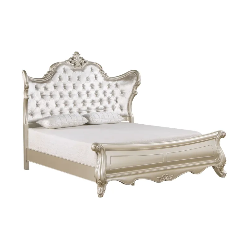 Monique Headboard-Champagne - Queen