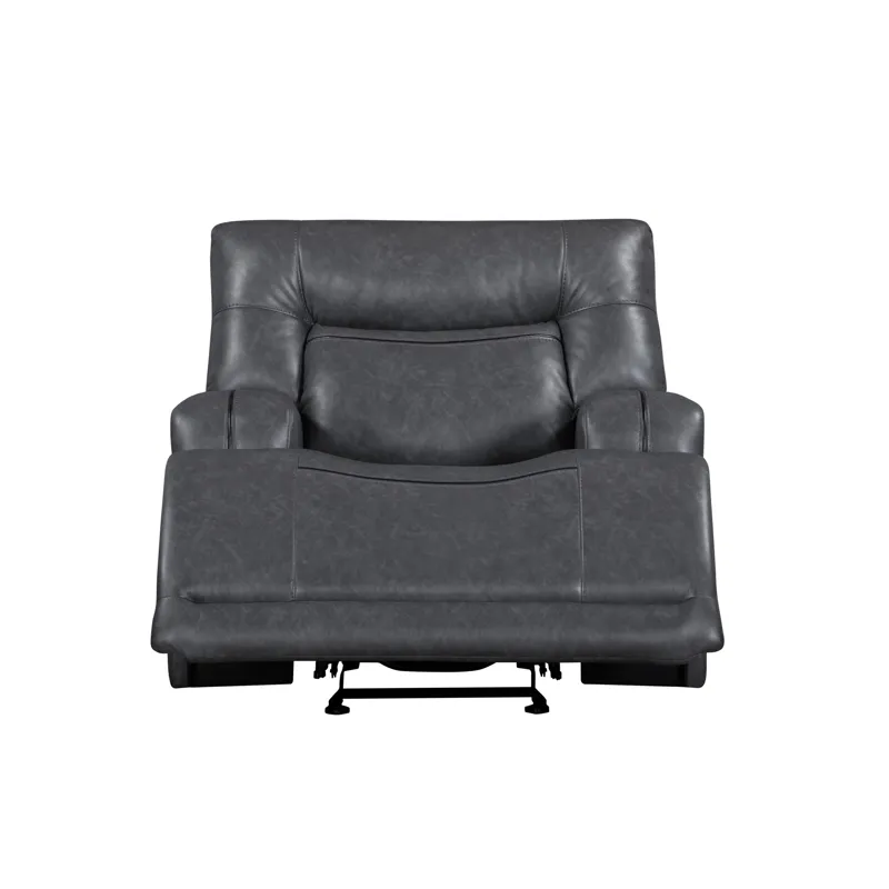 Titan Glider Recliner W/Power Headrest & Footrest-Gray