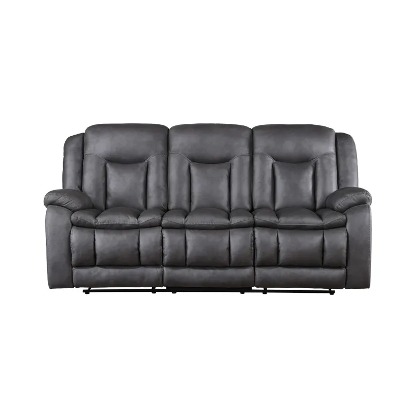 Morello Sofa W/Power Footrest Gray