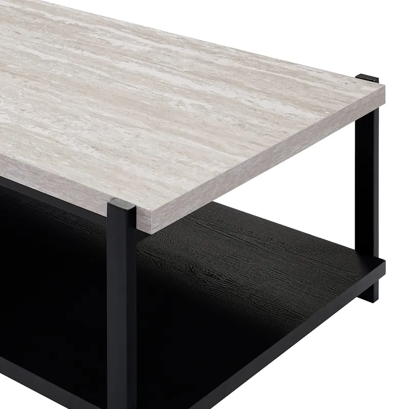 Linea 3 PC Occasional Set 1 Coffee & 2 End Tables-Lt Gray F