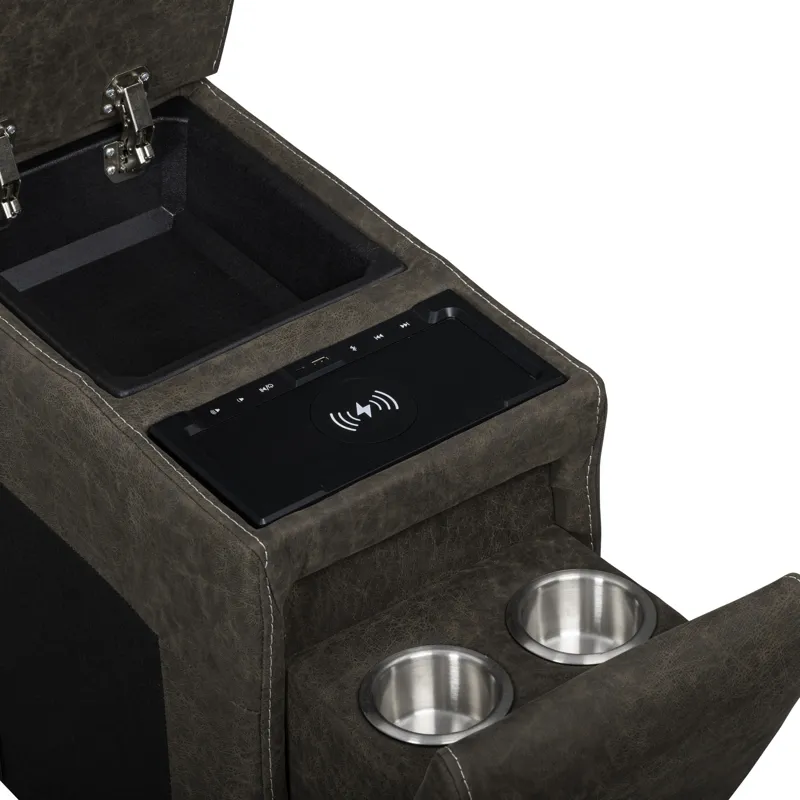 Gaia Storage Console With Speakers-Sable