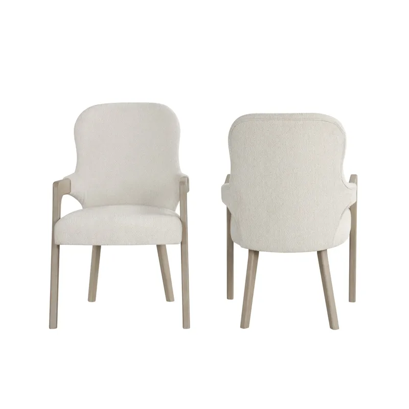 Gwendolyn Upholstered Arm Chair(2 Per Carton-Cerused Taupe