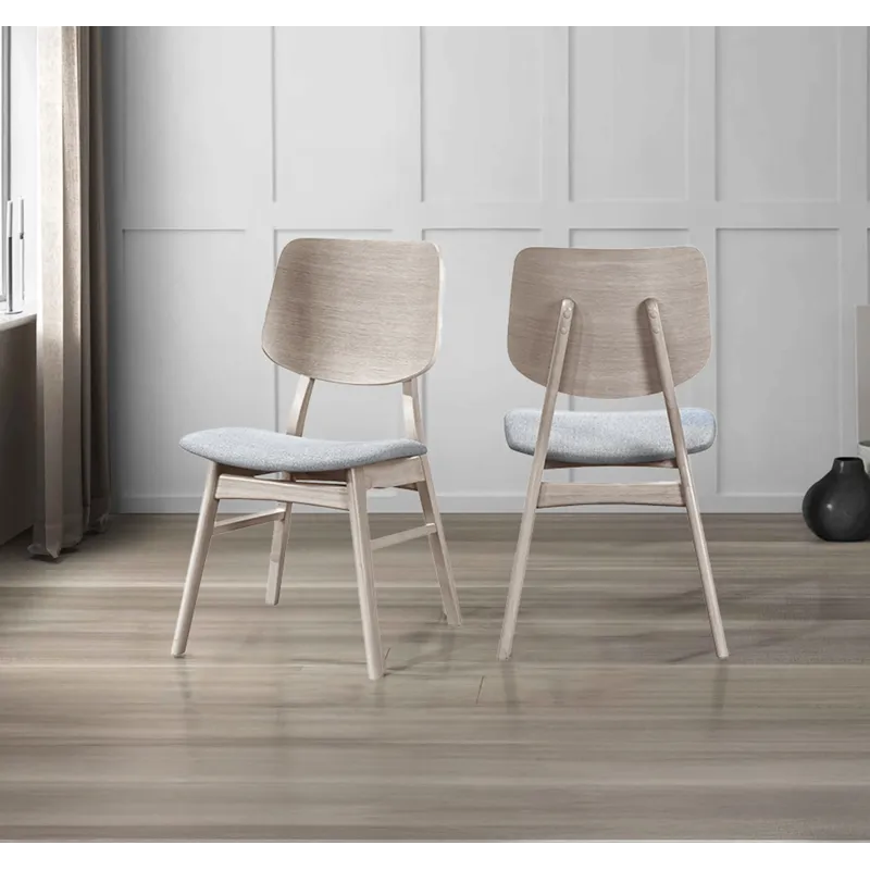 Oscar Wood Back Chair-White Ash