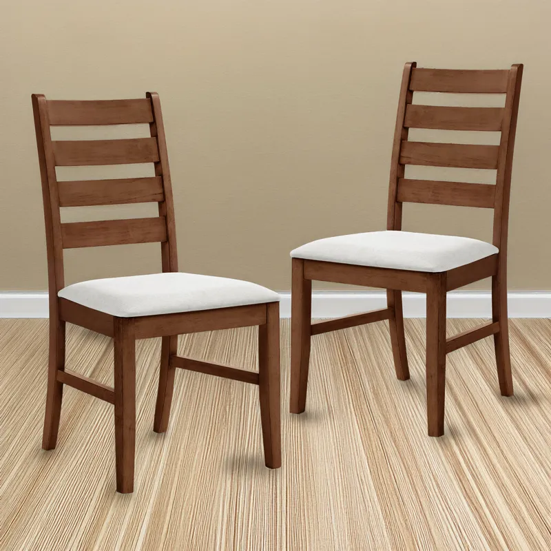 Pascal Ladderback Dining Chair(2 Per Carton-Walnut