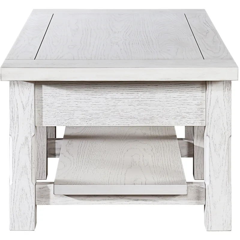 Dorsey 2 Drawer Coffee Table-White