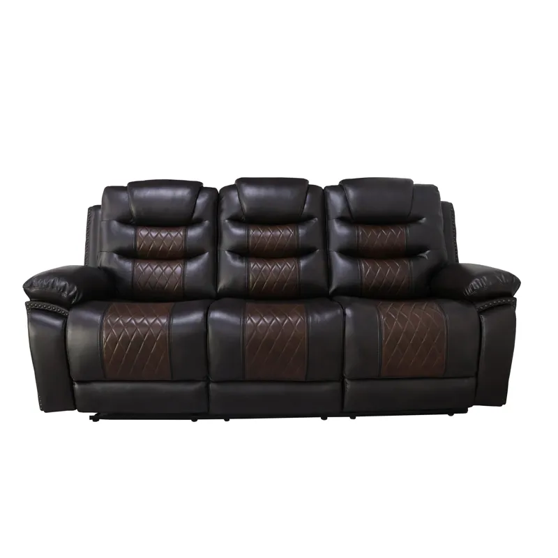 Nikko Sofa W/Power Footrest-Brown