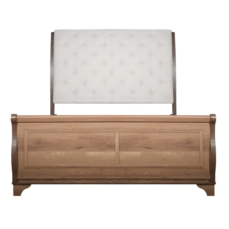 Coventry Hall Headboard, Footboard And Slats-Pecan - King