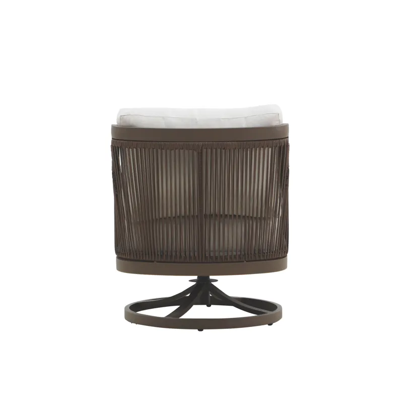 Genova Patio Swivel Club Chair W/Accent Pillow(2 Per Carton)