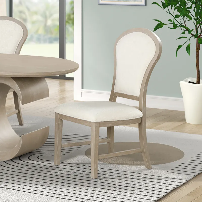 Gwendolyn Dining Side Chair(2 Per Carton-Cerused Taupe